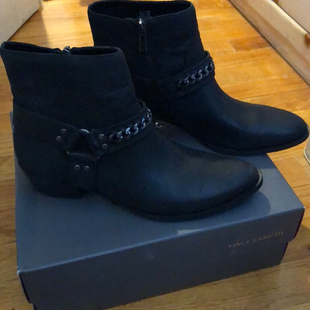 Vince Camuto Black Booties